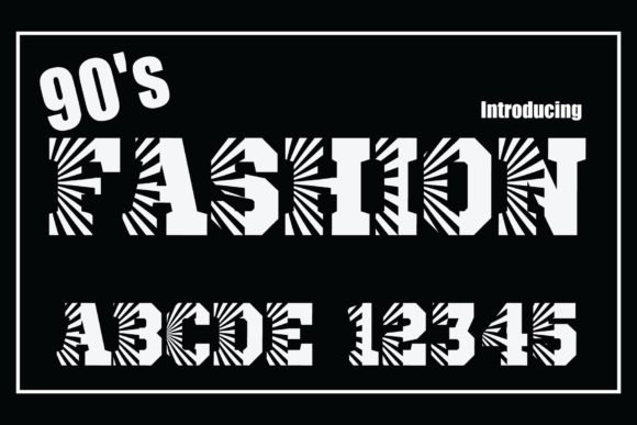 90's Fashion Font - Featured Image
