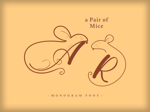 A Pair of Mice Font Download for Desktop
