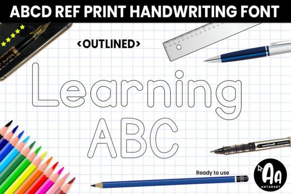 Abcd Ref Outlined Font Download for Desktop