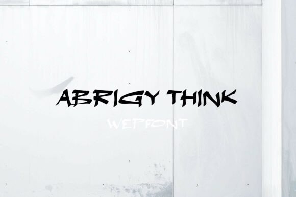 Abrigy Think Font Download for Desktop