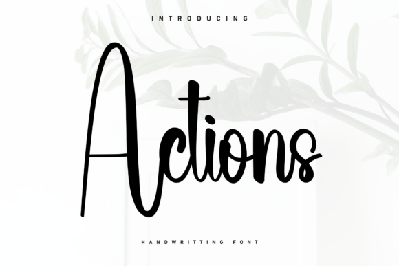 Actions Font Download for Desktop