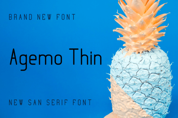 Agemo Thin Font Download for Desktop