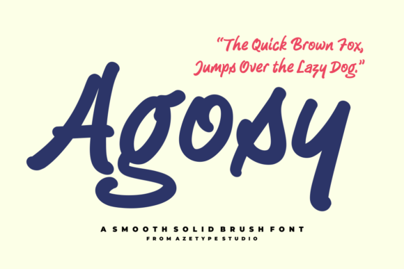 Agosy Font Download for Desktop