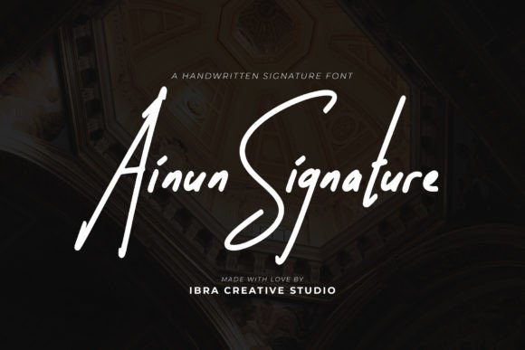 Ainun Signature Font Download for Desktop