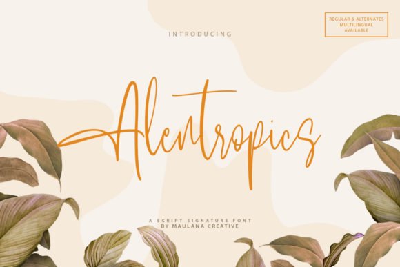 Alentropics Font Download for Desktop