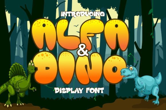 Alfa and Dino Font Download for Desktop
