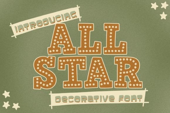 All Star Font - Featured Image