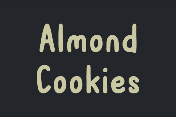 Almond Cookies Font Download for Desktop
