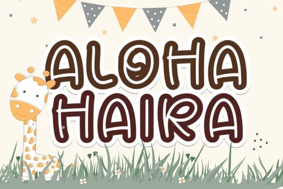 Aloha Haira Font - Featured Image