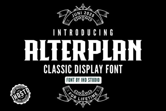 Alterplan Font Download for Desktop