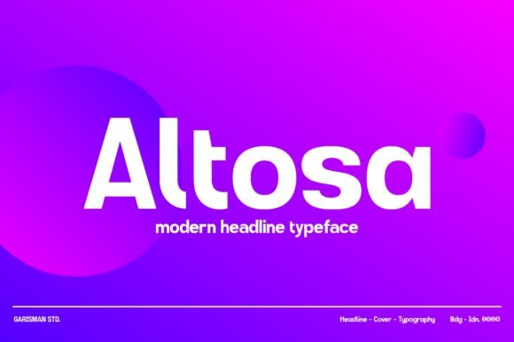 Altosa Font - Featured Image