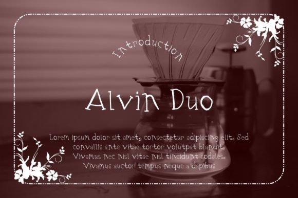 Alvin Duo Font - Featured Image