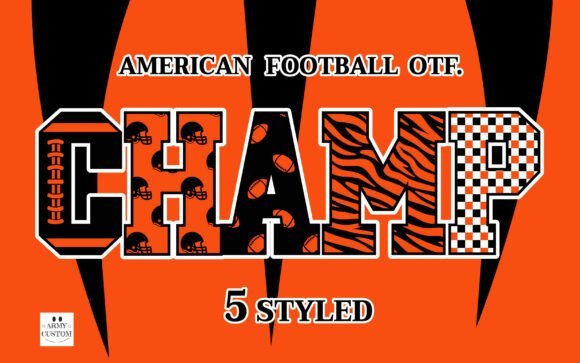 American Football 7 Tiger Font Download for Desktop
