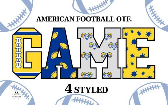 American Football Rams Font Download for Desktop