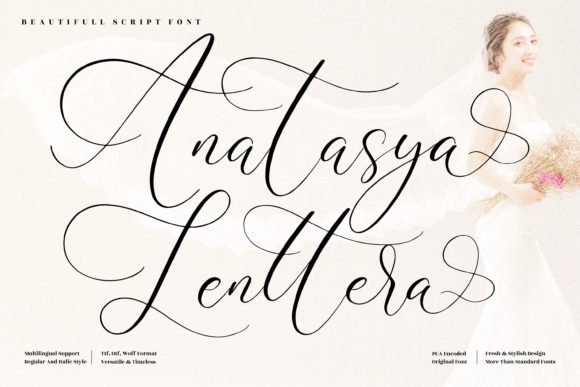 Anatasya Lenttera Font - Featured Image