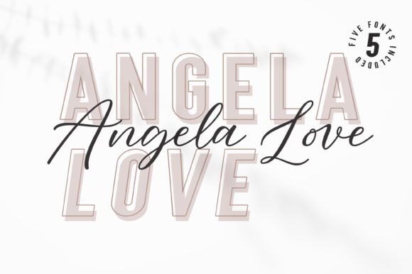 Angela Love Duo Font - Featured Image