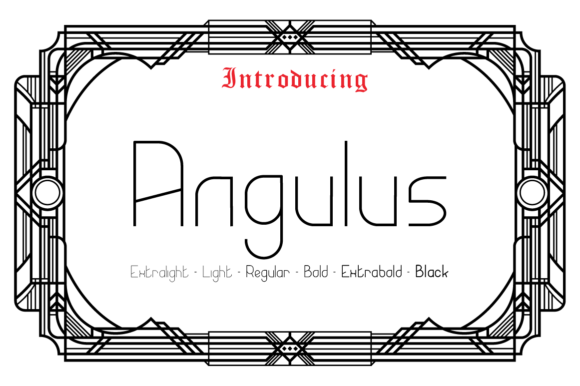Angulus Font Download for Desktop