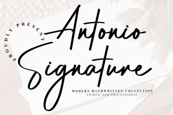 Antonio Signature Font Download for Desktop