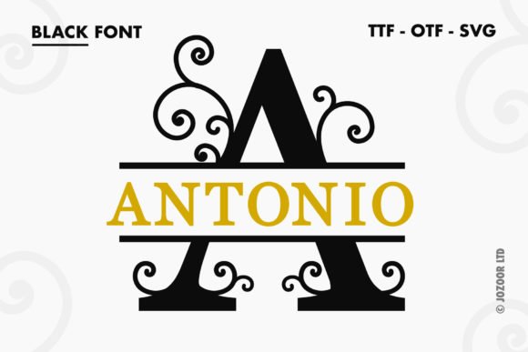 Antonio Split Monogram Font Download for Desktop