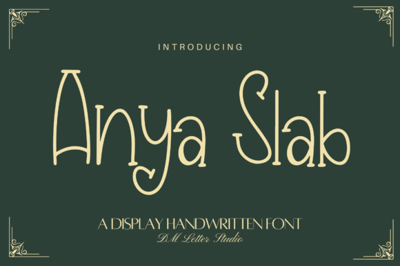 Anya Slab Font Download for Desktop