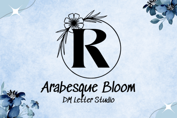 Arabesque Bloom Monogram Font Download for Desktop