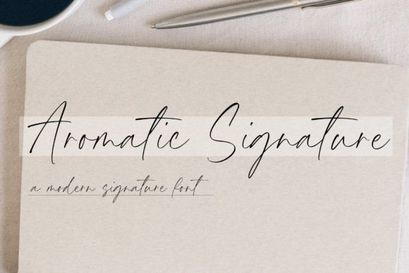 Aromatic Signature Font Download for Desktop