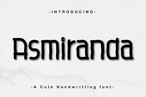 Asmiranda Font Font Download for Desktop