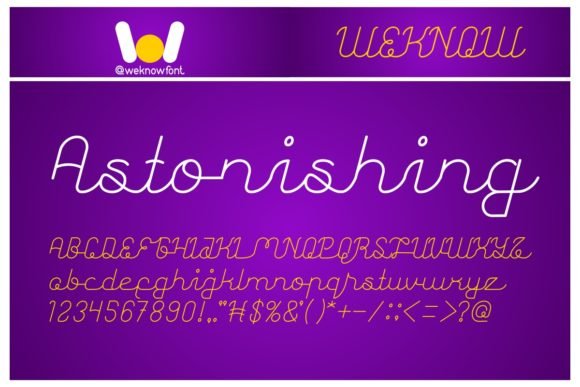 Astonishing Font Download for Desktop