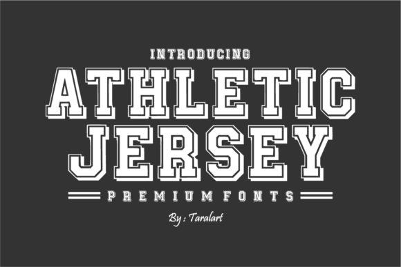 Athletic Jersey Font Download for Desktop