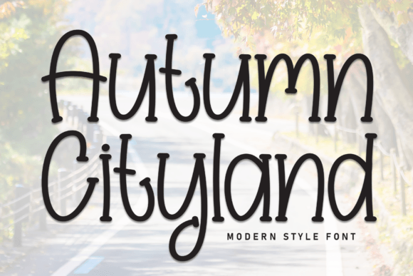 Autumn Cityland Font - Featured Image