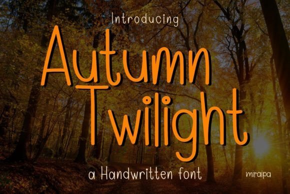 Autumn Twilight Font - Featured Image