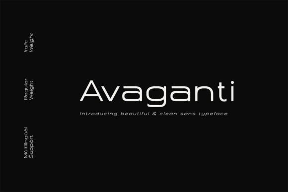 Avaganti Font - Featured Image