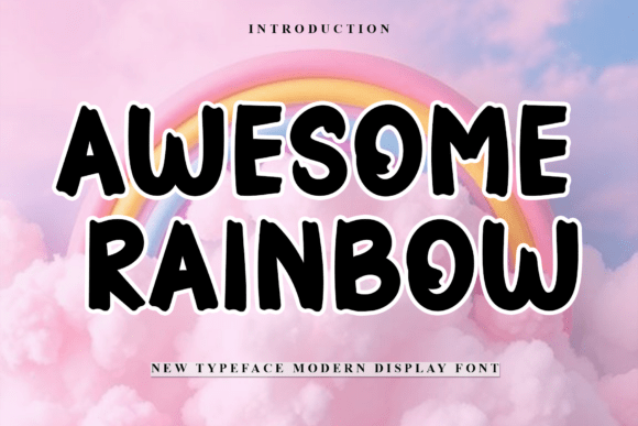 Awesome Rainbow Font Download for Desktop