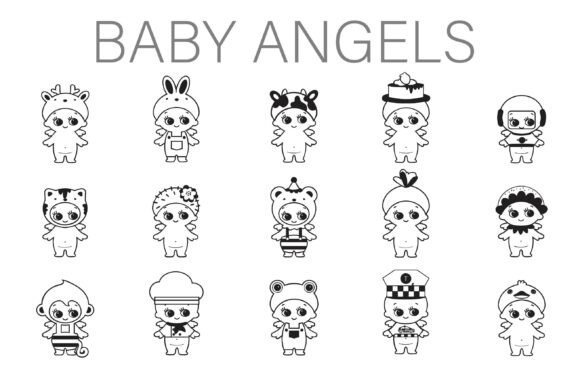 Baby Angels Dingbats Font Download for Desktop