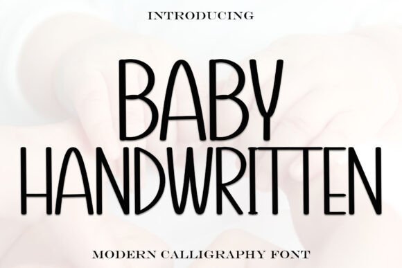 Baby Handwritten Font - Featured Image
