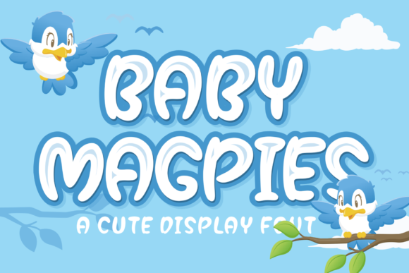 Baby Magpies Font - Featured Image