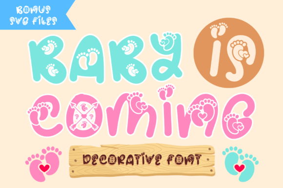 Baby is Coming Font - Featured Image