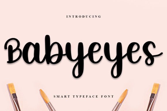 Babyeyes Font - Featured Image