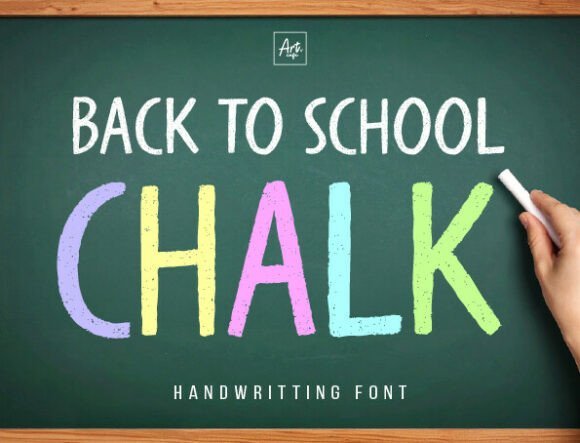 Back to School Chalk Font - Featured Image