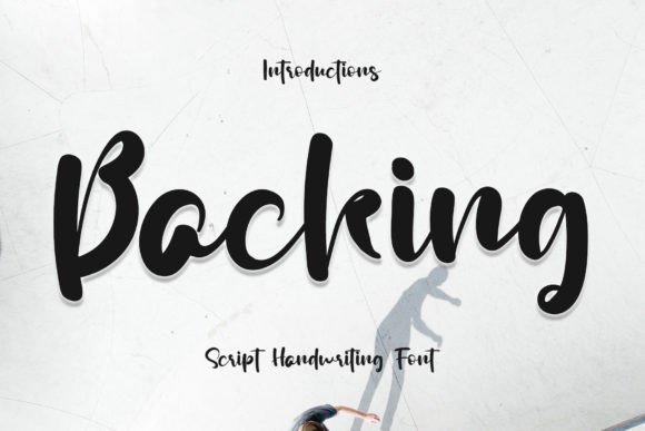 Backing Font Download for Desktop