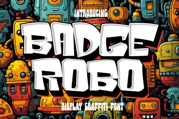 Badge Robo Font - Featured Image