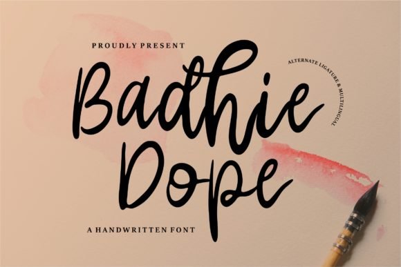 Badhie Dope Font Download for Desktop