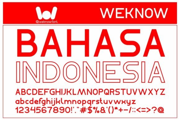 Bahasa Indonesia Font - Featured Image
