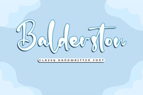 Balderston Font Download for Desktop