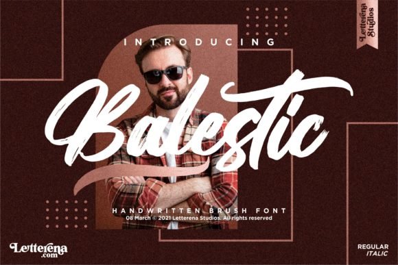 Balestic Font - Featured Image
