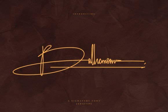 Balhemson Font Download for Desktop