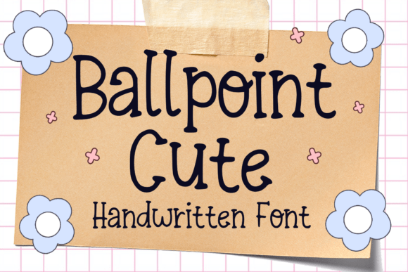 Ballpoint Cute Font - Featured Image