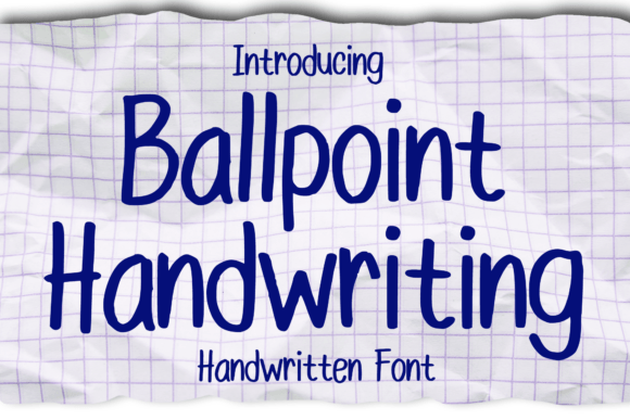 Ballpoint Handwriting Font Download for Desktop