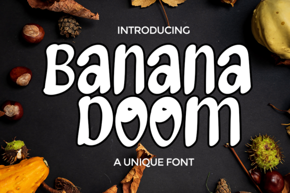 Banana Doom Font - Featured Image
