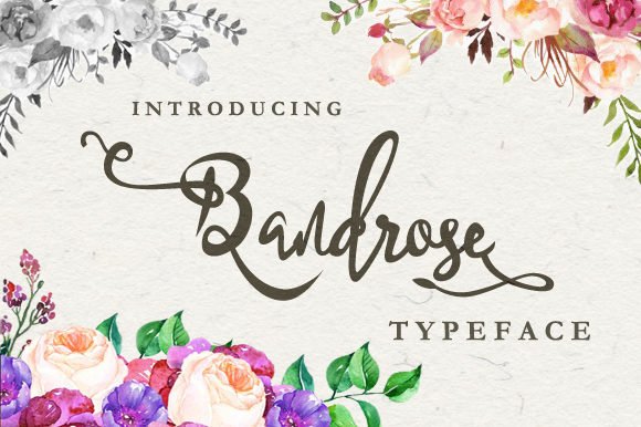Bandrose Family Font - Featured Image